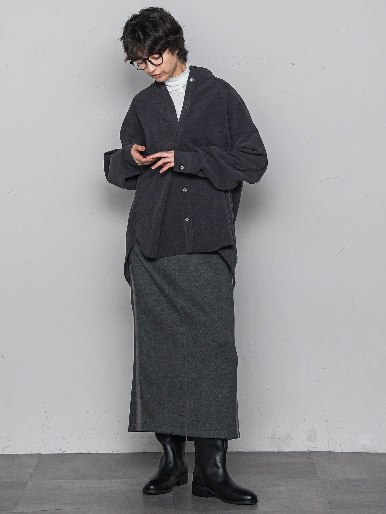 コーデュロイバックタックシャツ≪手洗い可能≫