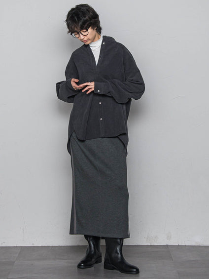 コーデュロイバックタックシャツ≪手洗い可能≫