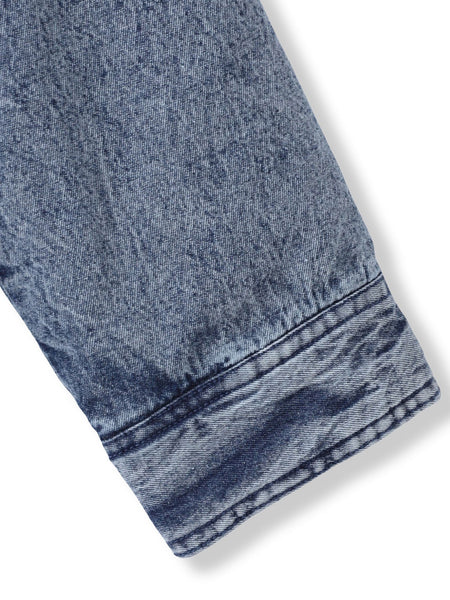 中綿デニムジャケット≪洗濯機で洗える≫