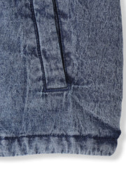 中綿デニムジャケット≪洗濯機で洗える≫