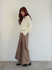One Tuck Wide Pants≪手洗い可能≫