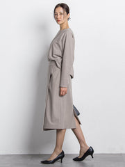 両面起毛ドロップショルダーブラウス≪洗える/セットアップ対応≫