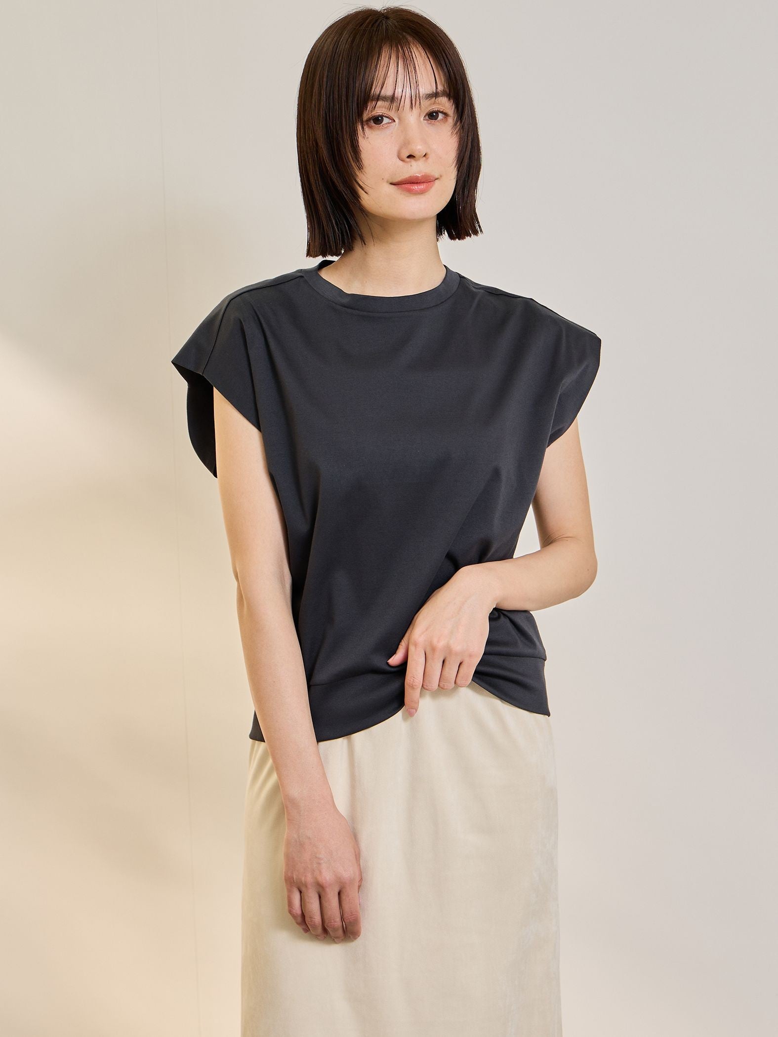 《予約》【着るUVケア】タック プルオーバー