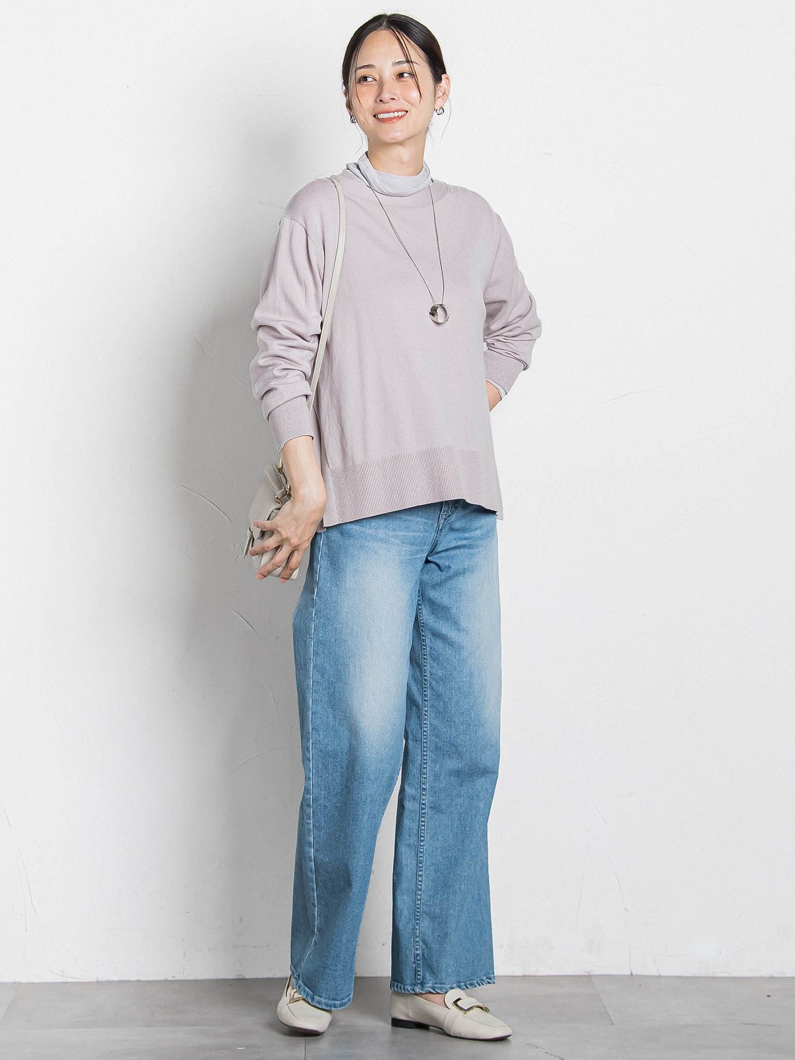 ANGELINAリブスリーブニット≪WEB限定11号/洗える≫