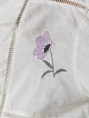 【40周年限定】パッチワーク刺繍オープンカラーシャツ