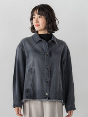 【大きいサイズ】デニムジャケット