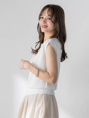 LUCINDA前後2wayパールニット