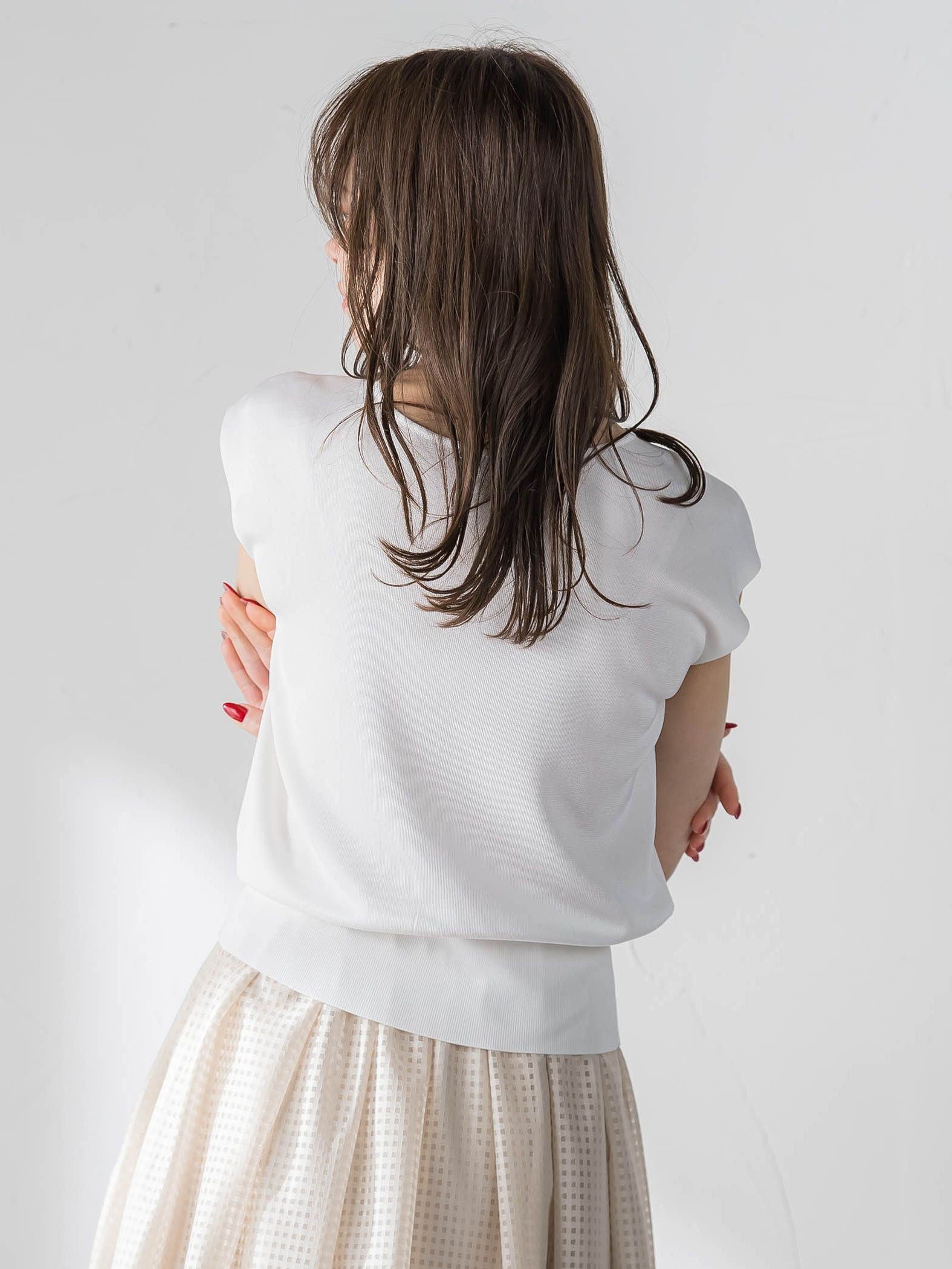 LUCINDA前後2wayパールニット