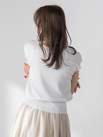 LUCINDA前後2wayパールニット