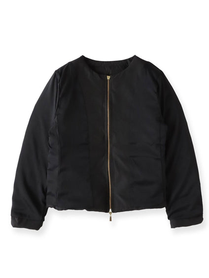 ペプラムダウンジャケット