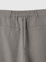 フィブリルサテンラップワイドパンツ≪洗濯機で洗える≫