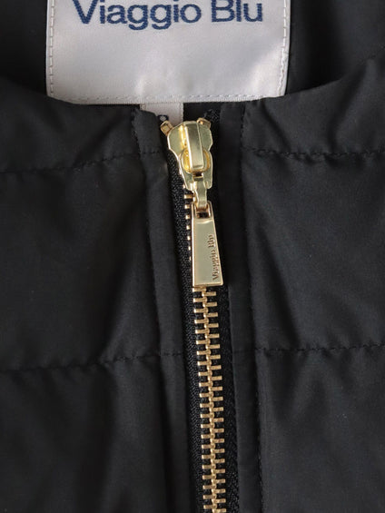 ペプラムダウンジャケット