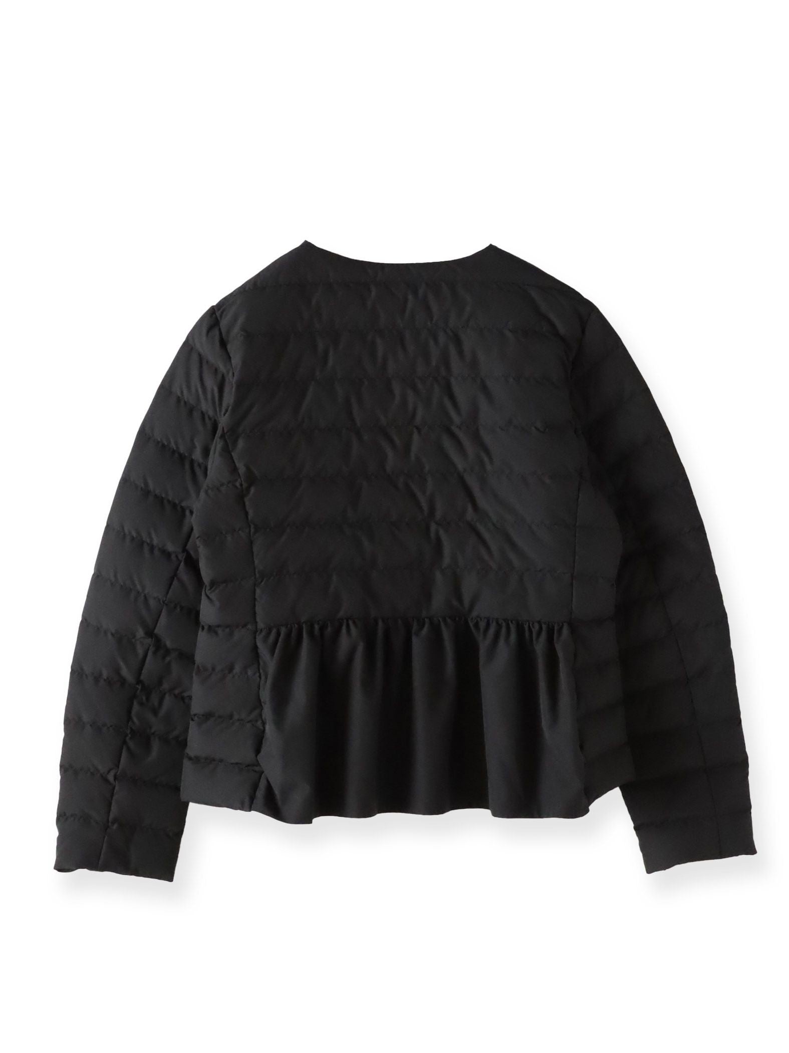 ペプラムダウンジャケット