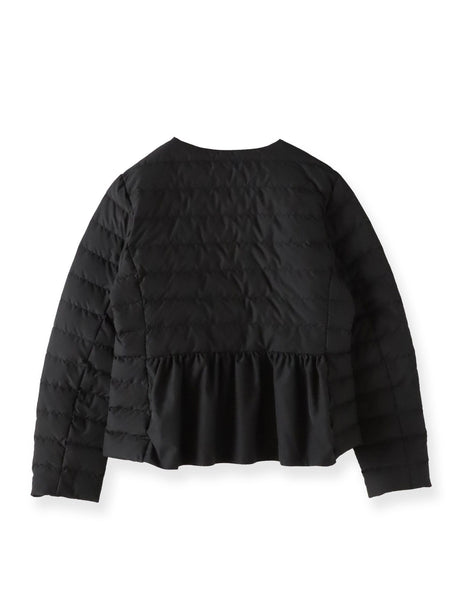 ペプラムダウンジャケット