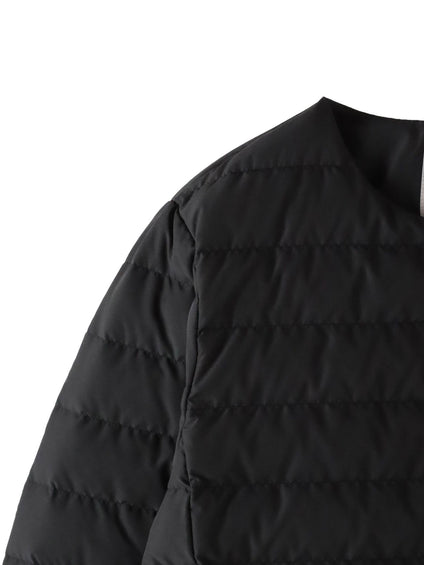 ペプラムダウンジャケット