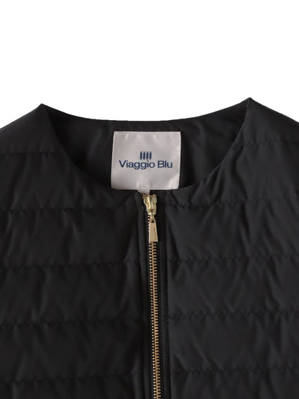 ペプラムダウンジャケット