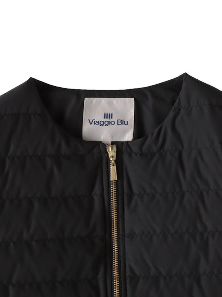 ペプラムダウンジャケット