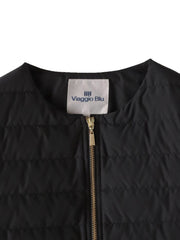 ペプラムダウンジャケット