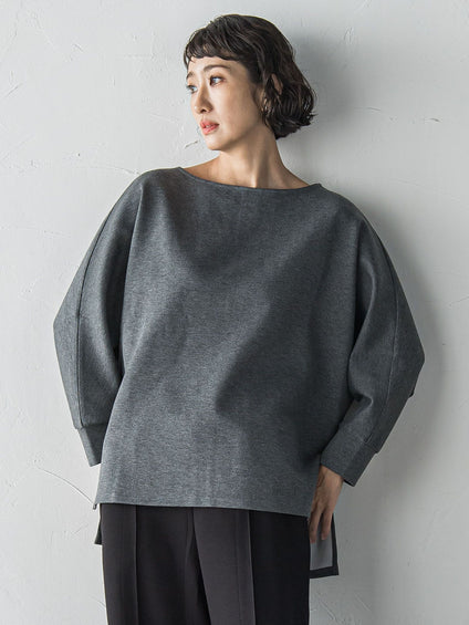【WEB限定】”もっちり素材”ダンボールドルマンプルオーバー≪手洗い可能≫