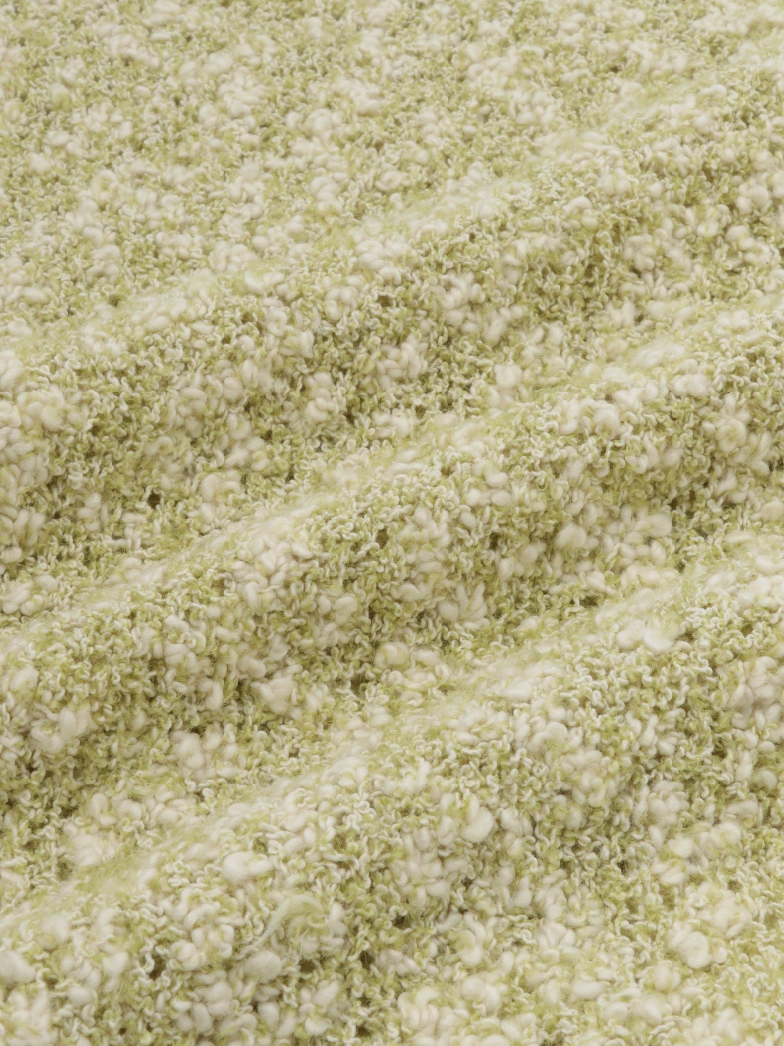 ＜陰影で魅せる＞ツイード風MIXスラブポロカーデ