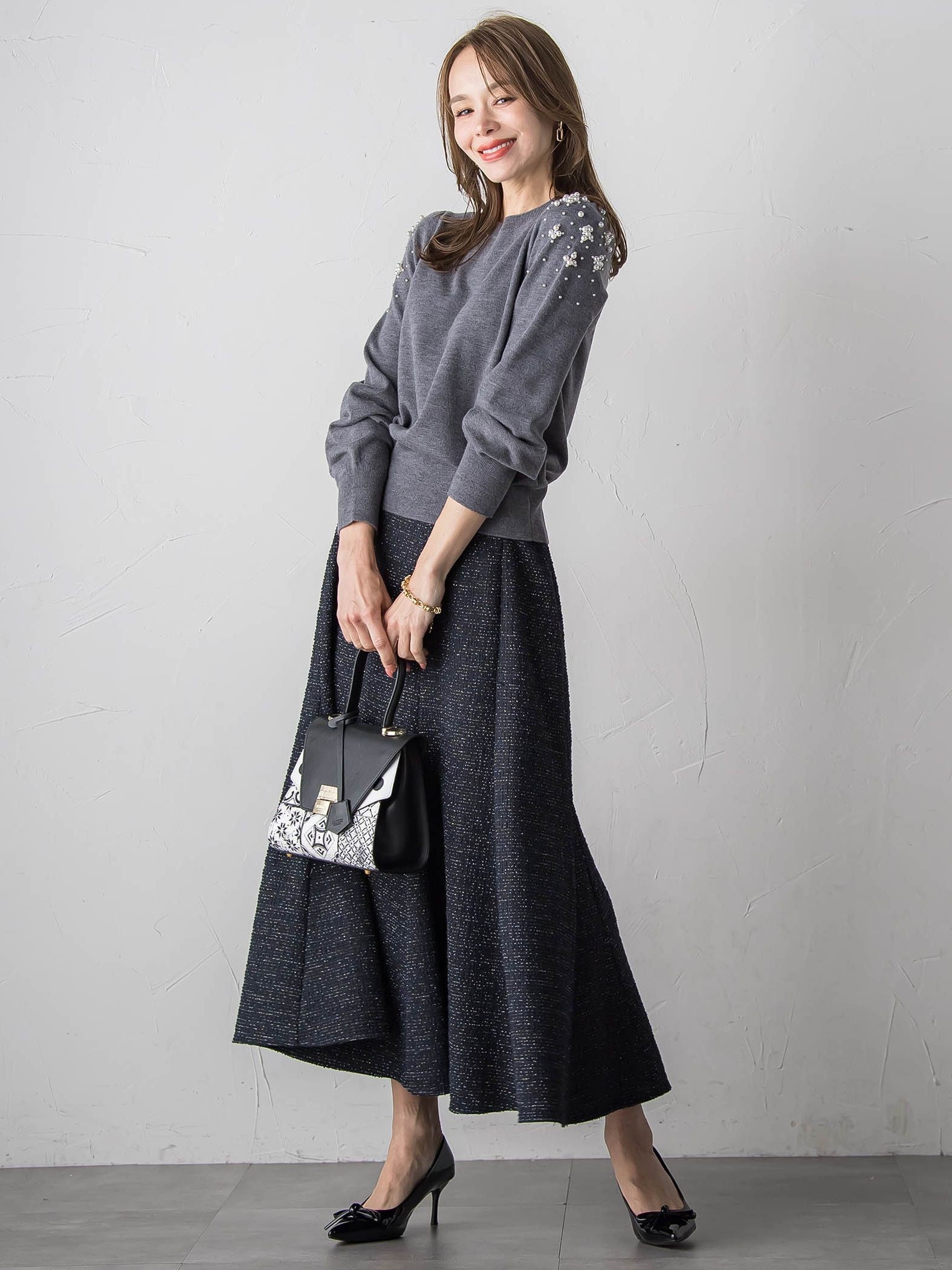 ショルダービジューニット