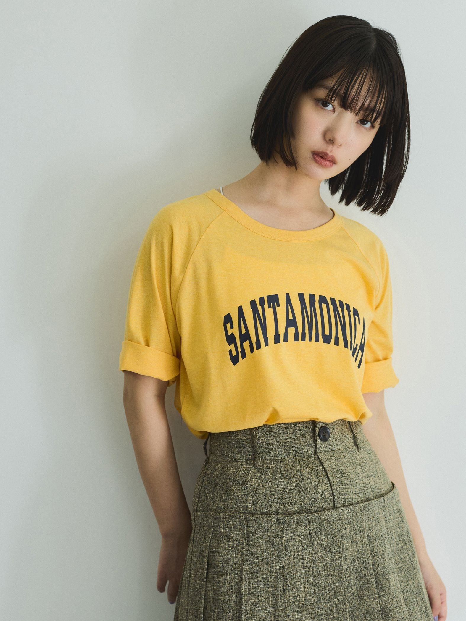 ラグランスリーブロゴTシャツ≪手洗い可能≫