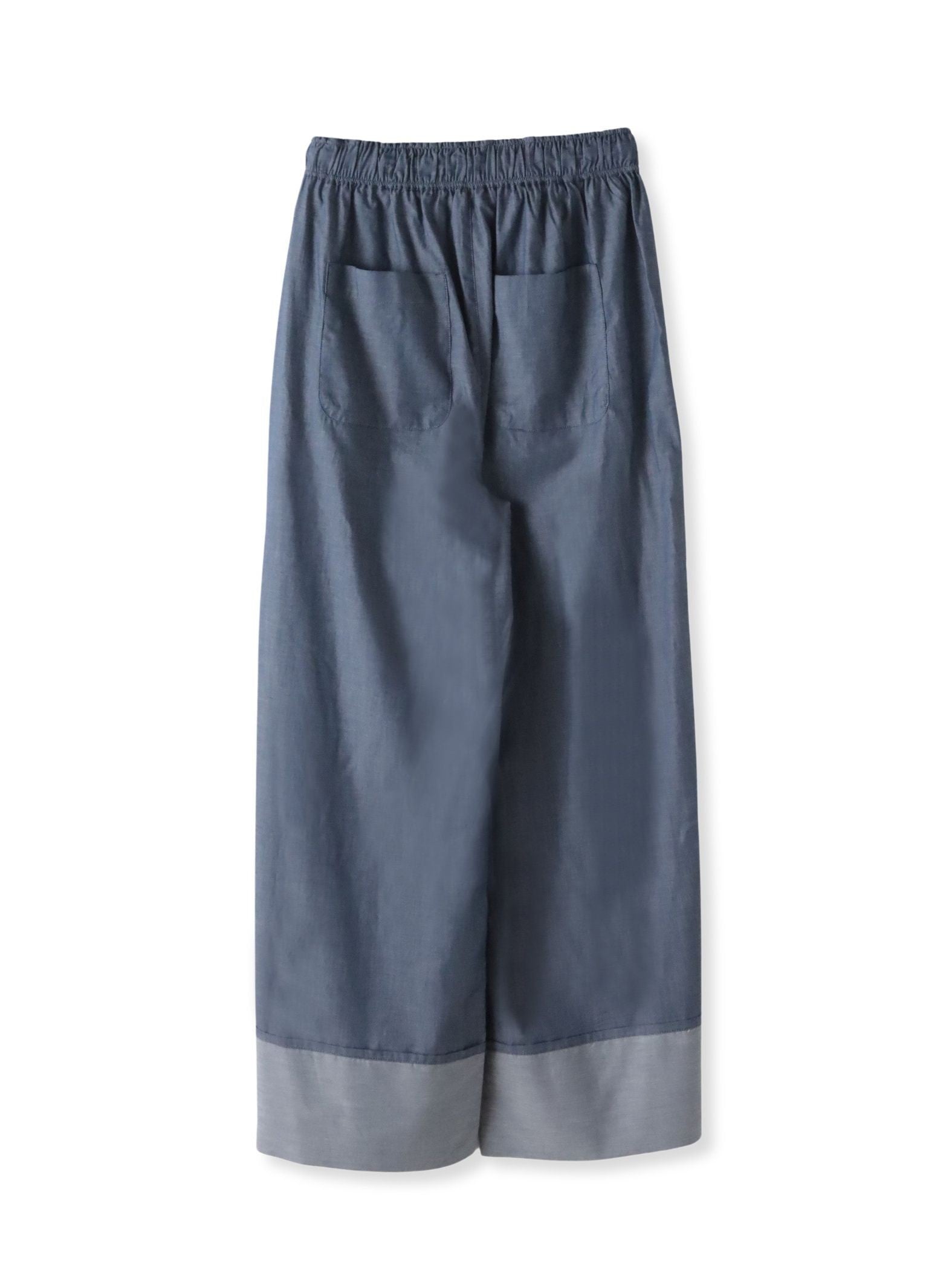 【biyori】ダンガリーワイドパンツ≪手洗い可能≫