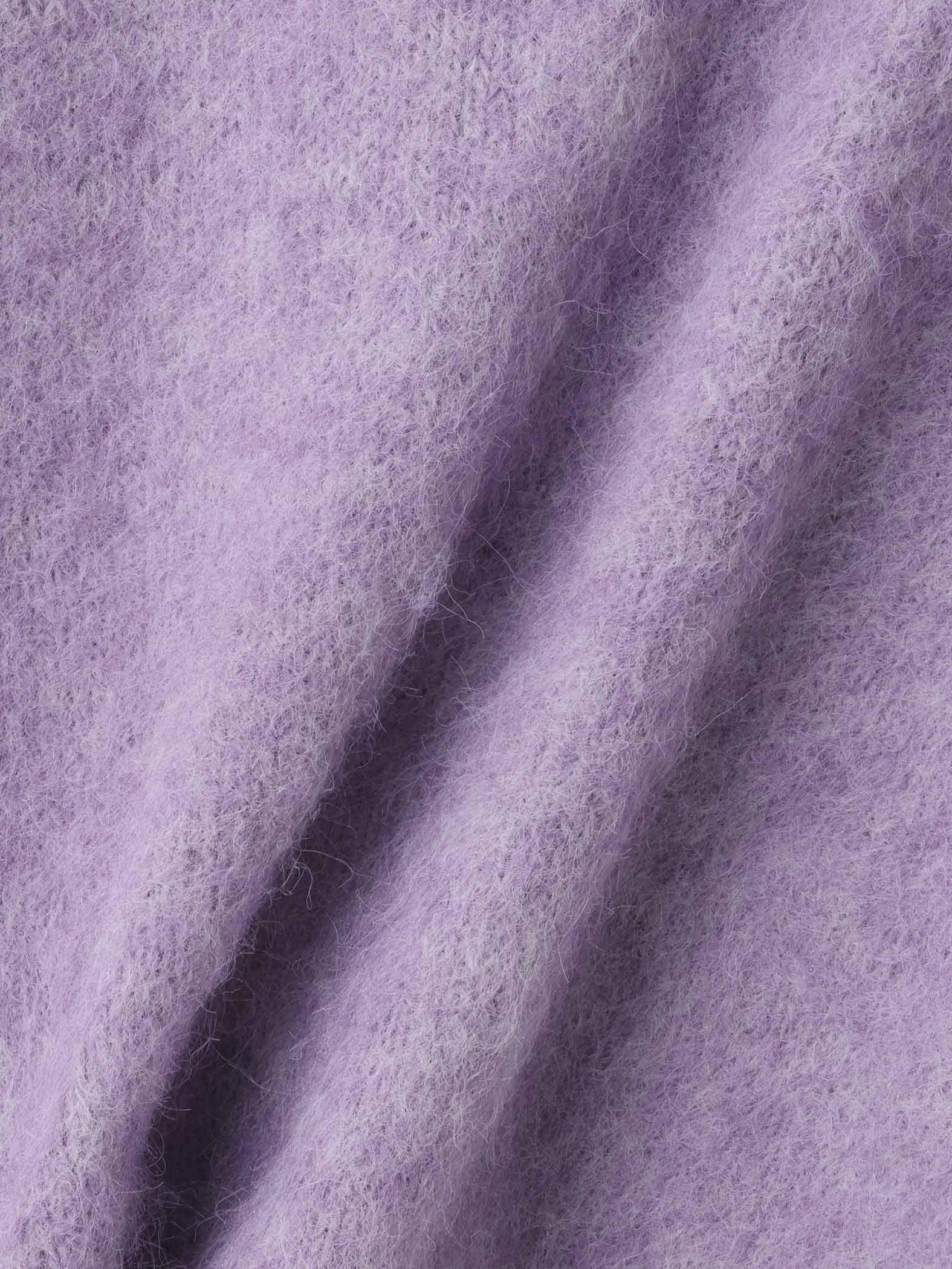 ソフトシャギー起毛メタルボタンカーディガン