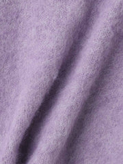 ソフトシャギー起毛メタルボタンカーディガン