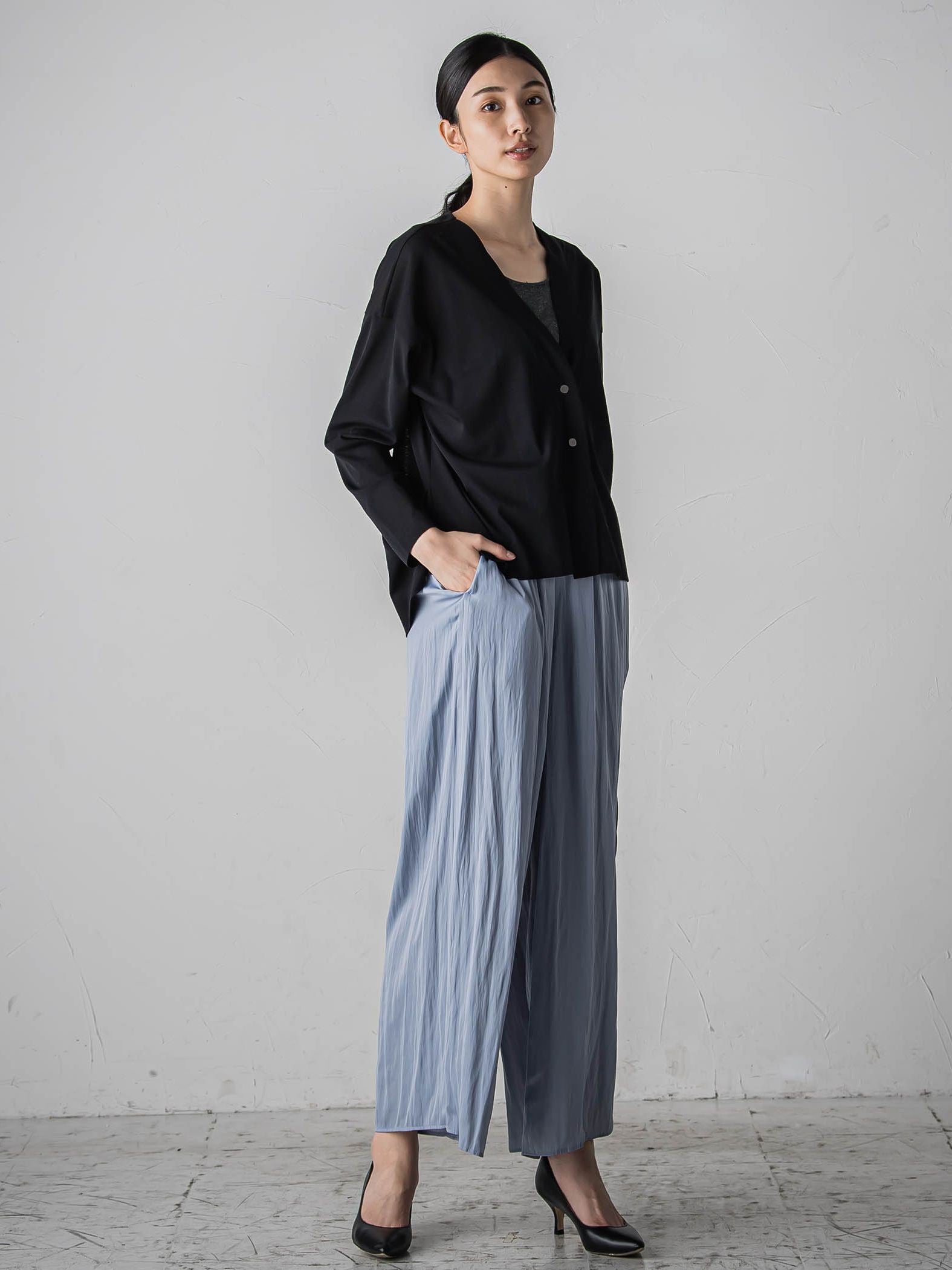 【カタログ掲載】スエードタッチサテンパンツ≪洗濯機で洗える≫