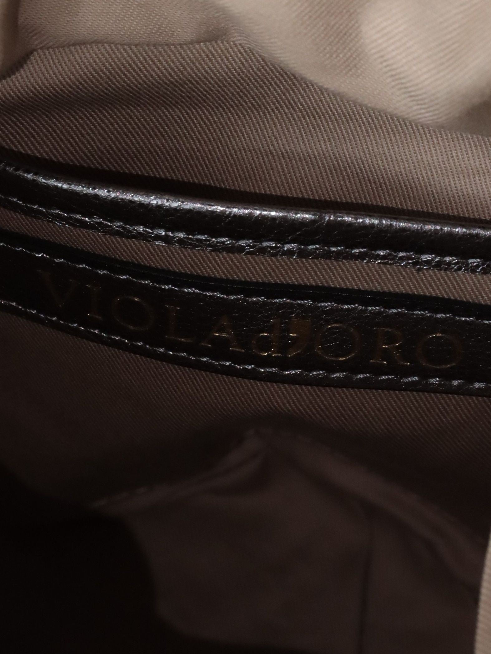 【VIOLAd'ORO】バケットバッグ