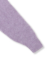 ソフトシャギー起毛メタルボタンカーディガン