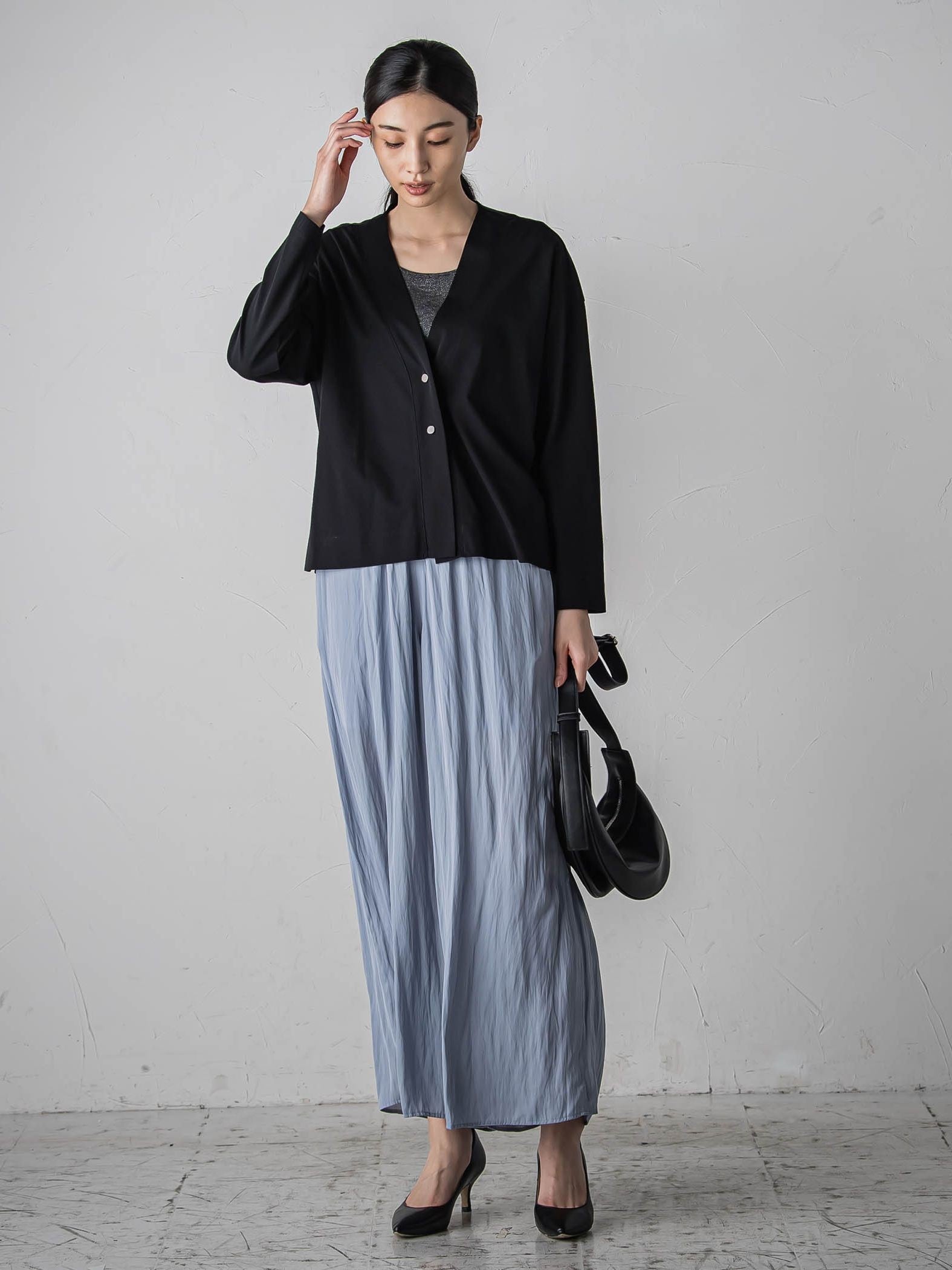 【カタログ掲載】スエードタッチサテンパンツ≪洗濯機で洗える≫