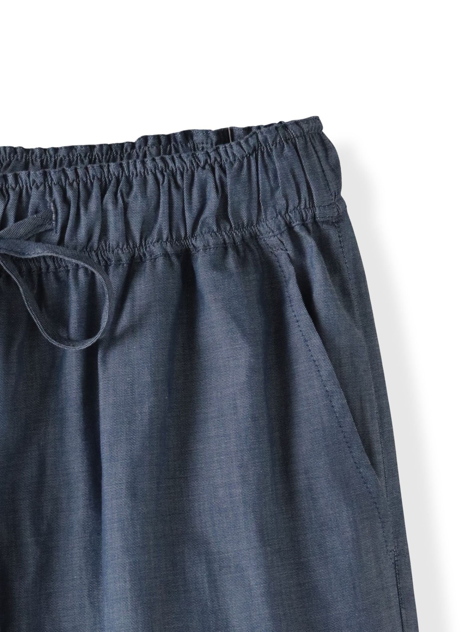 【biyori】ダンガリーワイドパンツ≪手洗い可能≫