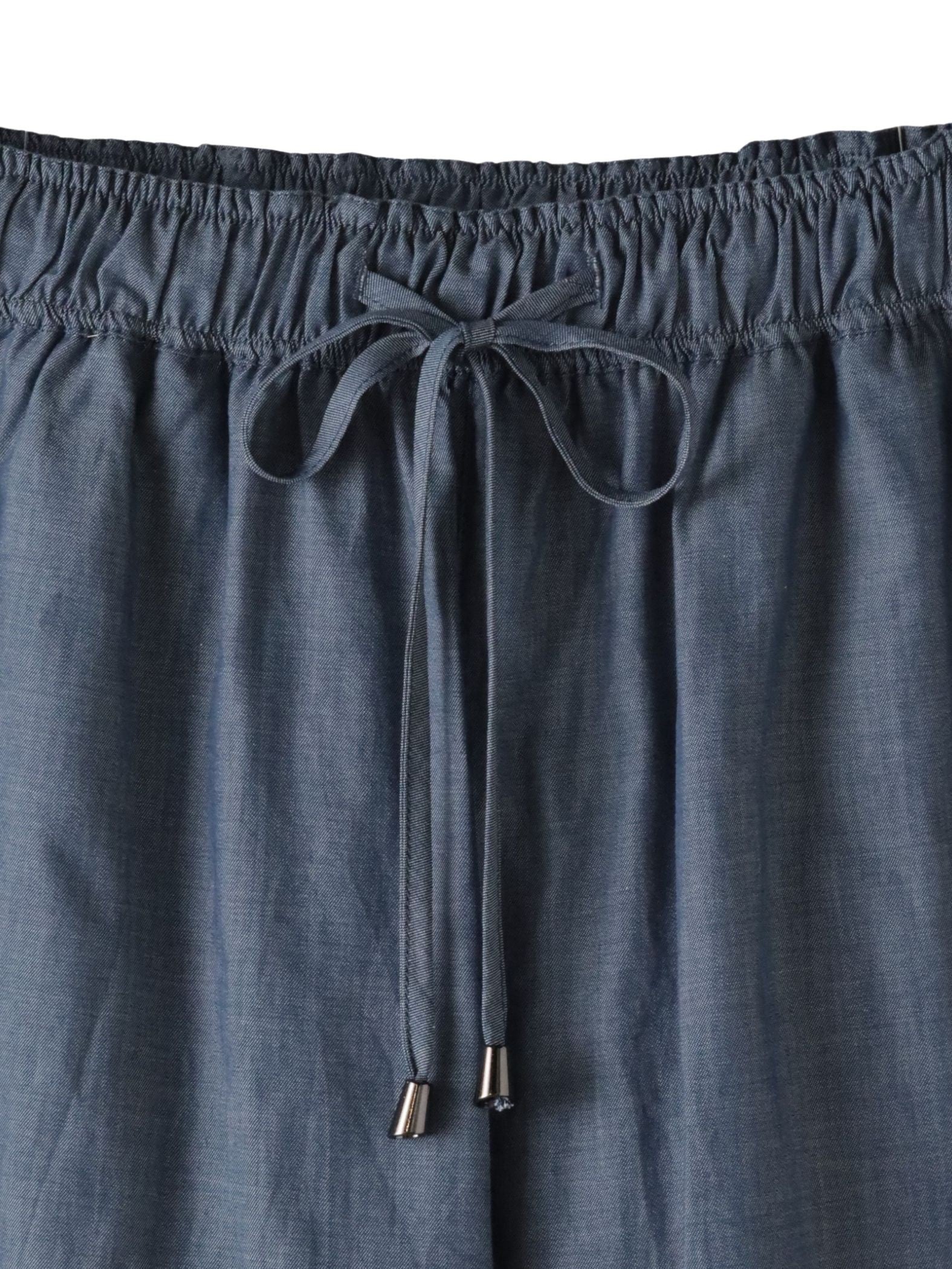 【biyori】ダンガリーワイドパンツ≪手洗い可能≫