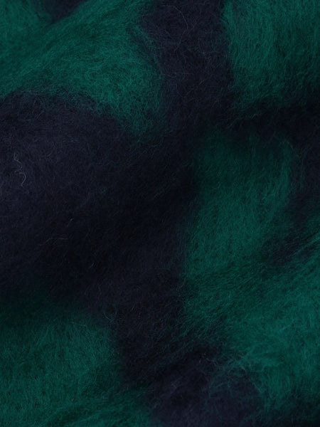 レオパードジャガードシャギーニットプルオーバー