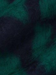 レオパードジャガードシャギーニットプルオーバー