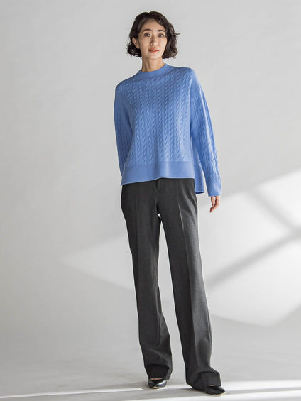 ケーブルニット