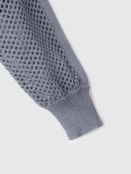 クルーネックワイドプルオーバー