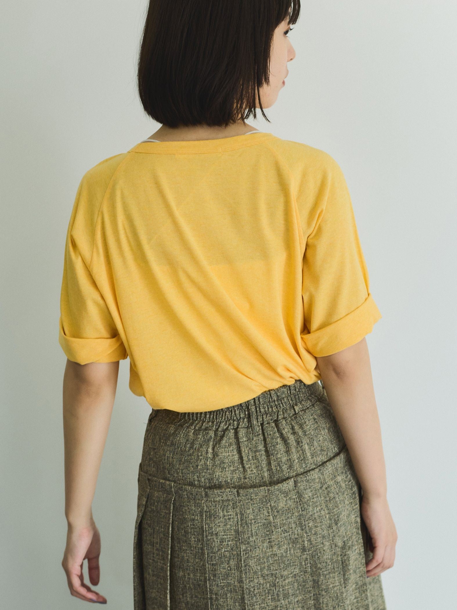 ラグランスリーブロゴTシャツ≪手洗い可能≫