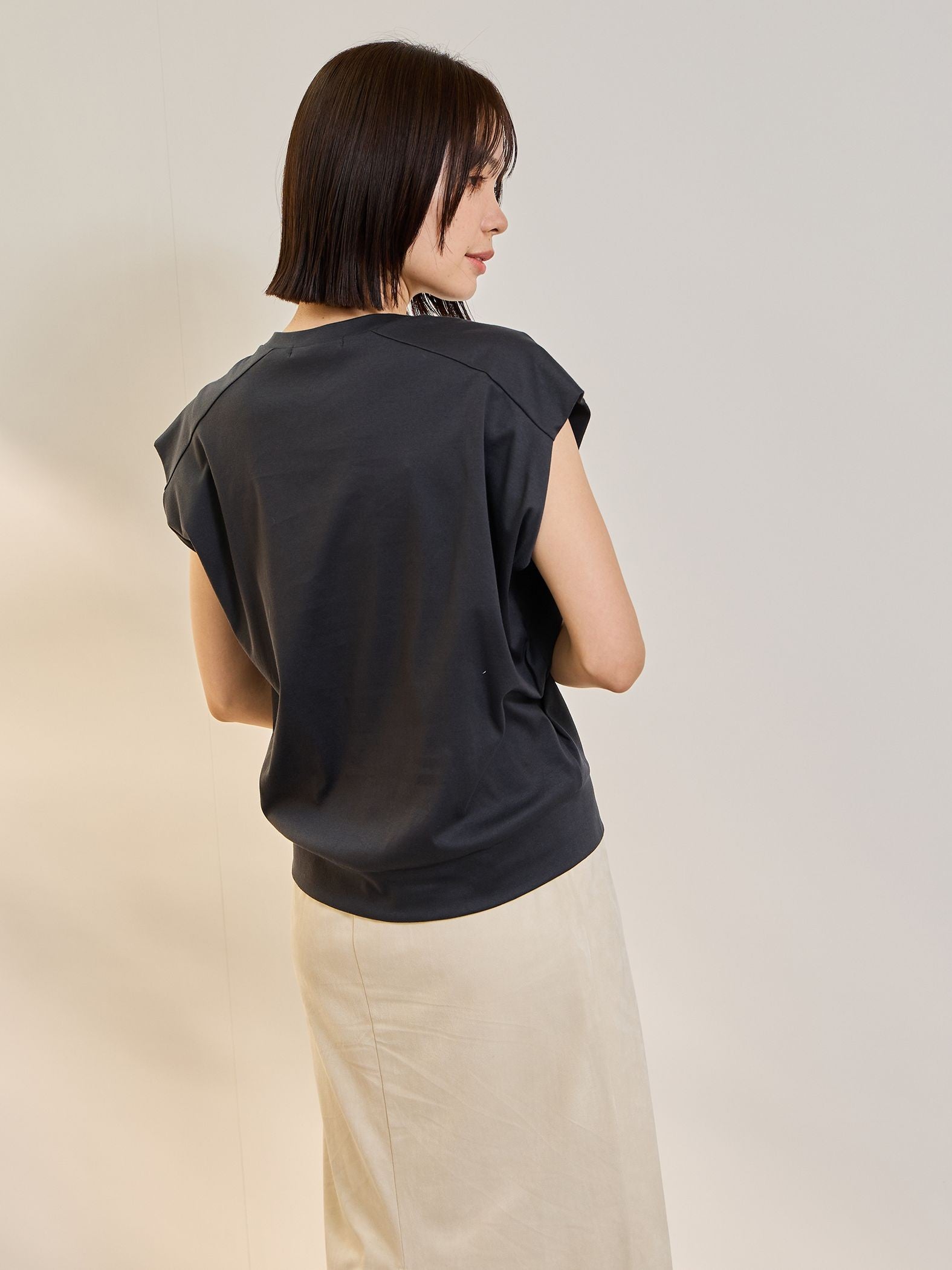 《予約》【着るUVケア】タック プルオーバー