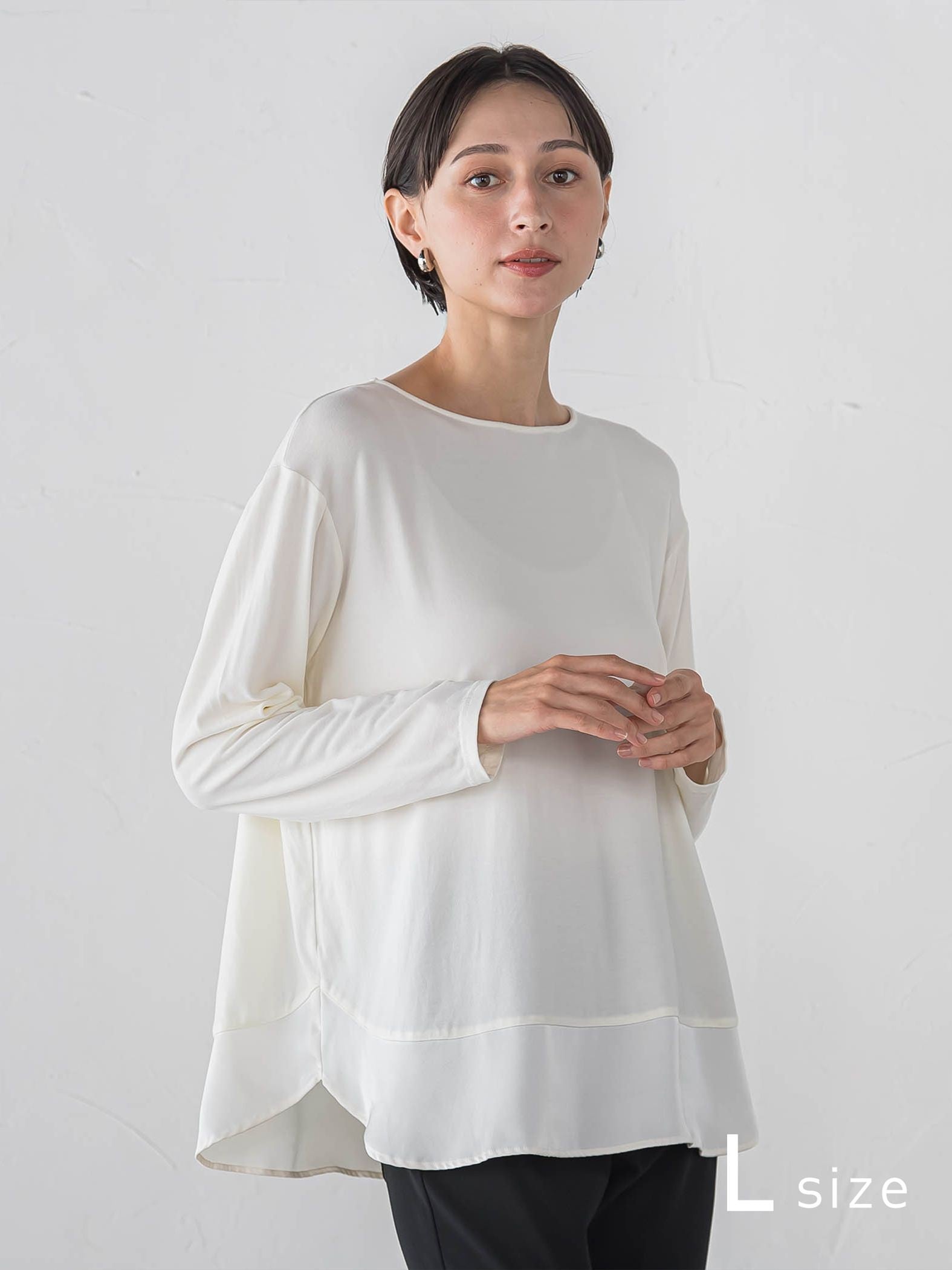 【WEB限定/大きいサイズ】≪待望の長袖≫優秀ロンT