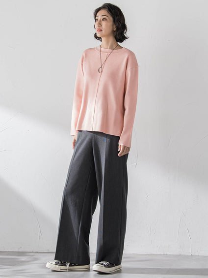 エクセレントウォーム裏起毛ワイドパンツ