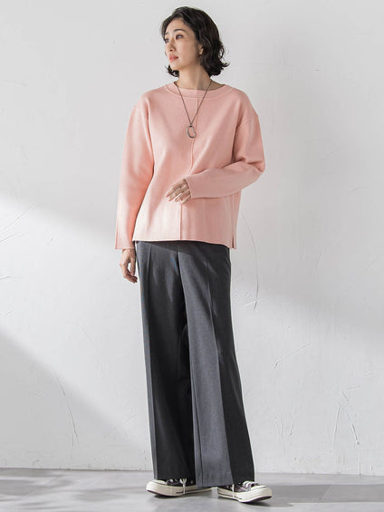 エクセレントウォーム裏起毛ワイドパンツ