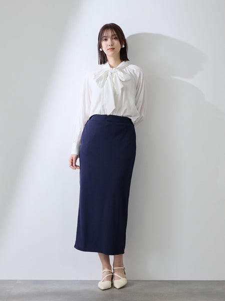 クリアローンワイドボウタイブラウス