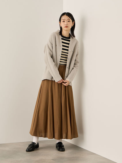 フェレットタッチWニットジャケット≪手洗い可能≫