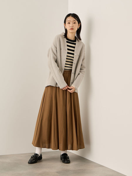 フェレットタッチWニットジャケット≪手洗い可能≫