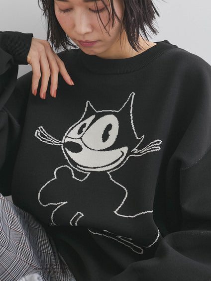 【FELIX】軽量ニットトップス≪洗濯機で洗える≫