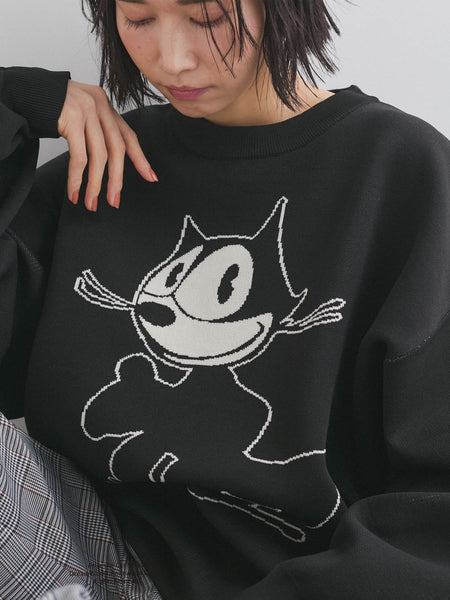 【FELIX】軽量ニットトップス≪洗濯機で洗える≫