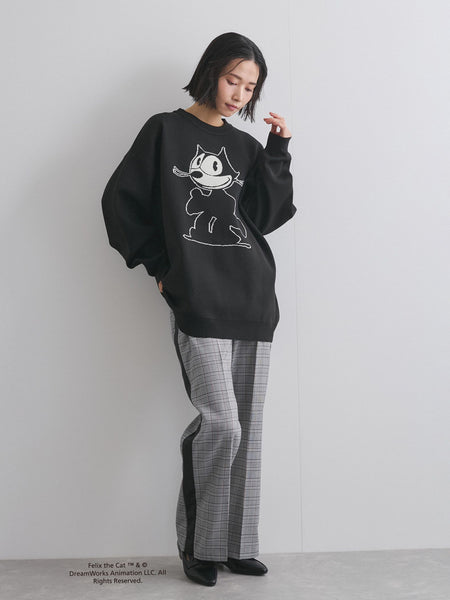 【FELIX】軽量ニットトップス≪洗濯機で洗える≫